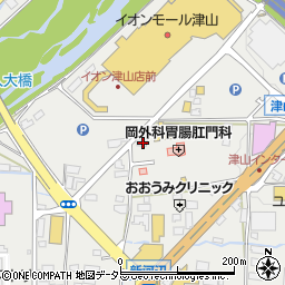 岡山県津山市河辺1033周辺の地図