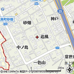 愛知県名古屋市緑区大高町追風23周辺の地図