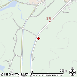 岡山県津山市福井1351周辺の地図