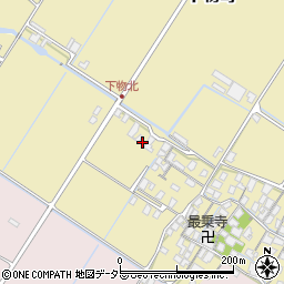 滋賀県草津市下物町598-1周辺の地図