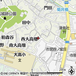 愛知県名古屋市緑区大高町西大高畑62周辺の地図