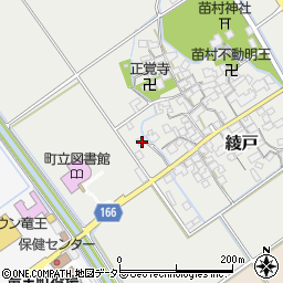 滋賀県蒲生郡竜王町綾戸657-2周辺の地図