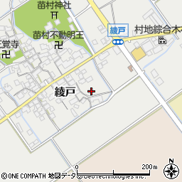 滋賀県蒲生郡竜王町綾戸449周辺の地図
