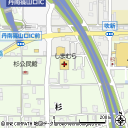 ファッションセンターしまむら篠山店周辺の地図