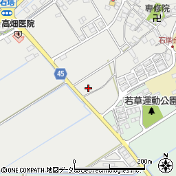 滋賀県東近江市石塔町82周辺の地図