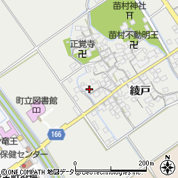 滋賀県蒲生郡竜王町綾戸515周辺の地図