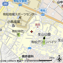 愛知県名古屋市緑区有松町大字桶狭間高根16周辺の地図