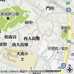 愛知県名古屋市緑区大高町西大高畑40周辺の地図