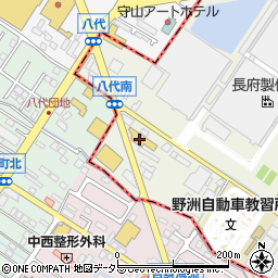 ネッツトヨタびわこ守山店周辺の地図