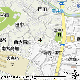 愛知県名古屋市緑区大高町北大高畑62周辺の地図