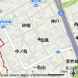 愛知県名古屋市緑区大高町（追風）周辺の地図