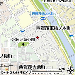 京都府京都市北区西賀茂柿ノ木町周辺の地図
