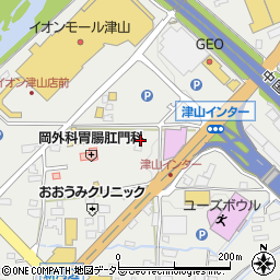 岡山県津山市河辺951周辺の地図