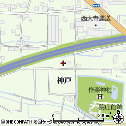 岡山県津山市神戸609周辺の地図