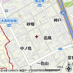 愛知県名古屋市緑区大高町追風25-1周辺の地図