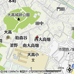 愛知県名古屋市緑区大高町西大高畑15周辺の地図