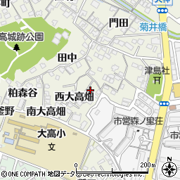 愛知県名古屋市緑区大高町西大高畑39周辺の地図
