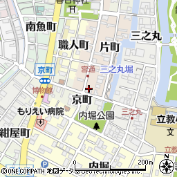 ぬし勘桑名盆周辺の地図