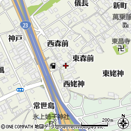 愛知県名古屋市緑区大高町東森前29周辺の地図