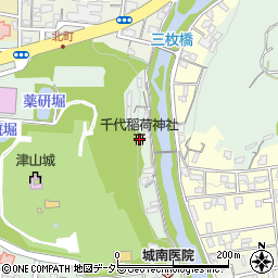 千代稲荷神社周辺の地図