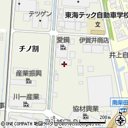 西日本コベルコ建機株式会社　中部支社周辺の地図