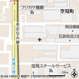 日鉄物流大阪株式会社　中部物流部周辺の地図