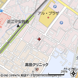 滋賀県野洲市小篠原989周辺の地図