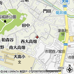 愛知県名古屋市緑区大高町西大高畑36周辺の地図