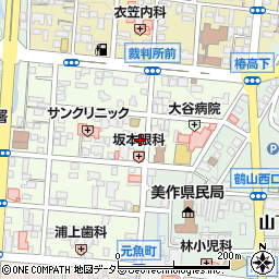 寿司楽周辺の地図