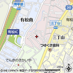 愛知県名古屋市緑区有松三丁山553周辺の地図