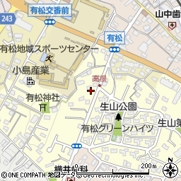 愛知県名古屋市緑区有松町大字桶狭間高根14周辺の地図