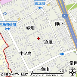 愛知県名古屋市緑区大高町追風25周辺の地図