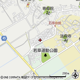 滋賀県東近江市石塔町43周辺の地図