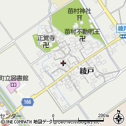 滋賀県蒲生郡竜王町綾戸522周辺の地図