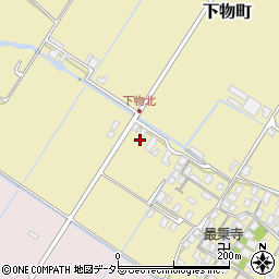 滋賀県草津市下物町604-1周辺の地図