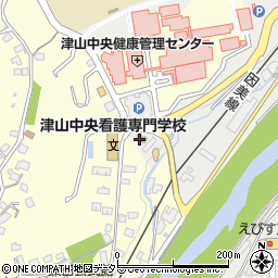 津山薬局中央病院前店周辺の地図