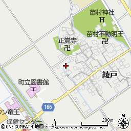 滋賀県蒲生郡竜王町綾戸513周辺の地図
