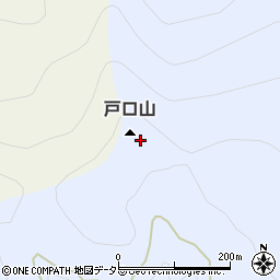 戸口山周辺の地図