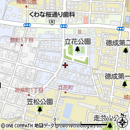 三重県桑名市立花町周辺の地図