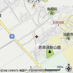 滋賀県東近江市石塔町79周辺の地図