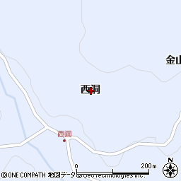 愛知県豊田市東大林町西洞周辺の地図