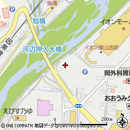 岡山県津山市河辺1005周辺の地図