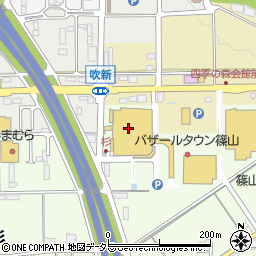 マミフラワーバザールタウン篠山店周辺の地図