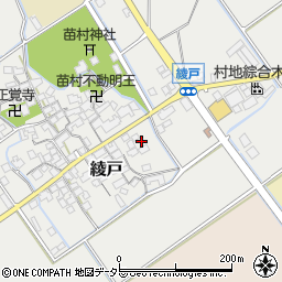 滋賀県蒲生郡竜王町綾戸454周辺の地図