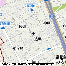 愛知県名古屋市緑区大高町追風32周辺の地図