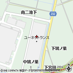 株式会社ユーネットランス　みよし物流センター周辺の地図