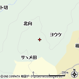 愛知県豊田市鍋田町ヨウケ周辺の地図