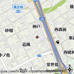 愛知県名古屋市緑区大高町神戸周辺の地図