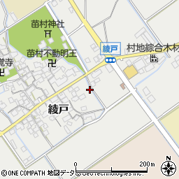 滋賀県蒲生郡竜王町綾戸354周辺の地図