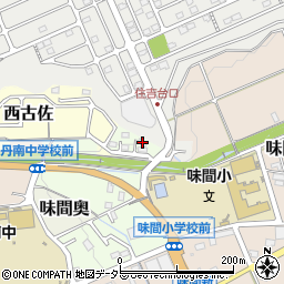兵庫県丹波篠山市味間南72周辺の地図